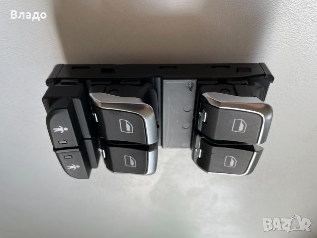 Предни хромирани бутони за стъкла Ауди Audi A3 8V 2014-2018, снимка 2 - Части - 37941212