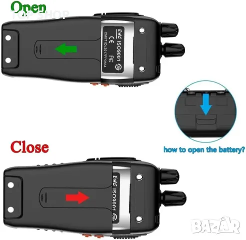 Baofeng комплект от 4 бр. Акумулаторни уоки токита BF-88E, снимка 8 - Друга електроника - 48494782