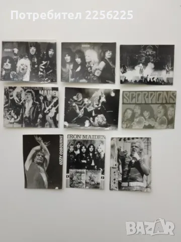 Лот стари картички на метъл групи (лот 14)