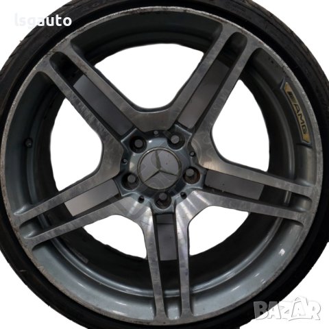 Алуминиеви джанти AMG 5x112 с гуми R19  Mercedes-Benz C-Class 204 (W/S/C) 2007-2014 ID: 114799, снимка 4 - Части - 42935928