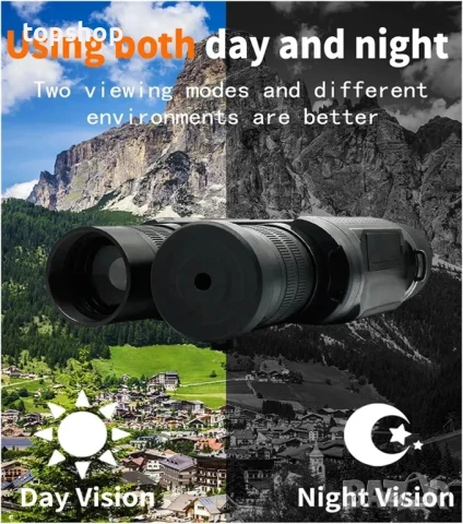 НОВ, ТЕСТВАН уред за нощно виждане NV2000 Инфрачервен с 6x цифрово увеличение 32GB карта, 4" LCD..., снимка 5 - Друга електроника - 50556199