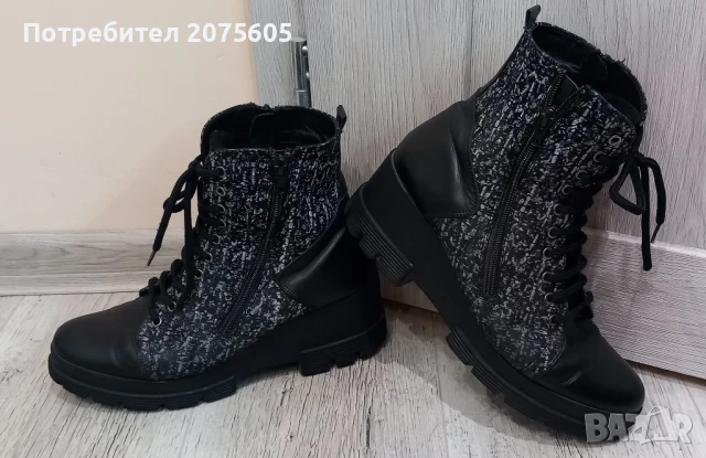 Зимни боти, ест.кожа н.39, снимка 3 - Дамски боти - 50813456
