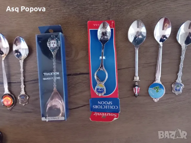 Различни посребрени лъжички, снимка 3 - Колекции - 48821887