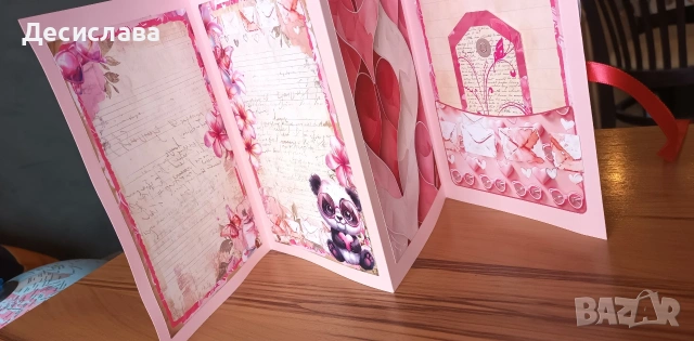 Албум-Валентинка с 3Д декорация , снимка 13 - Други - 53251617