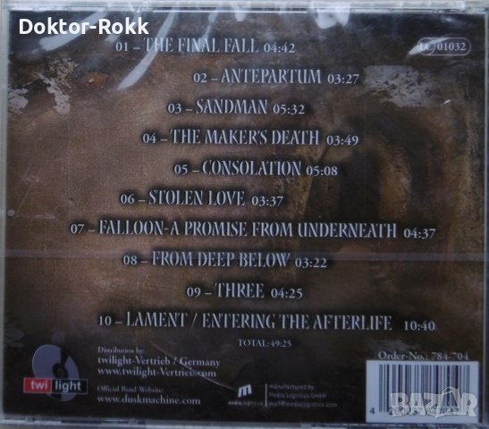 DuskMachine – The Final Fall (2005, CD), снимка 2 - CD дискове - 39649623