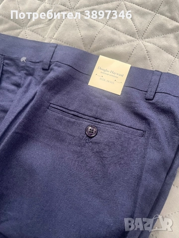 Мъжки ленен костюм Douglas Hayward, снимка 4 - Костюми - 51440974