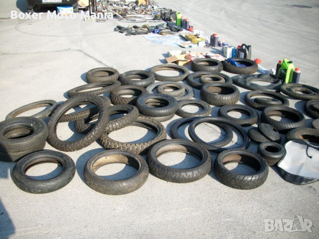 Гуми, Части,Капли и Джанти за Мотопеди, Педалетки, Скутери,, Мотоциклети от 4цола до 21цола, снимка 1