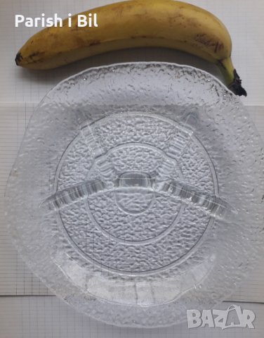 Стъклена Купа и малък поднос, снимка 12 - Чинии - 40478736
