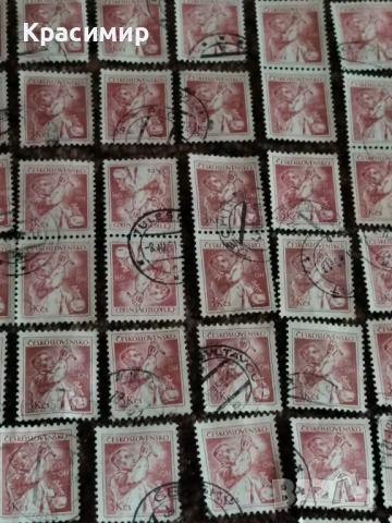 Винтидж ПОЩЕНСКИ марки Чехословакия 90 бр. , снимка 16 - Филателия - 53173880