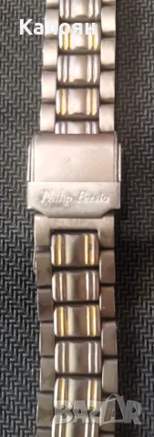 Оригинална Метална Верижка за Часовник Philip Persio, снимка 2 - Каишки за часовници - 50411126