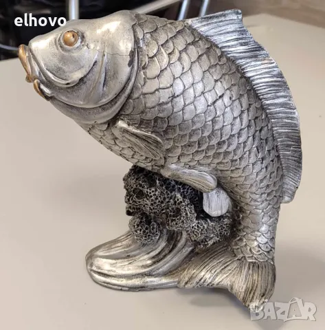 Статуетка шаран, снимка 4 - Антикварни и старинни предмети - 49310738