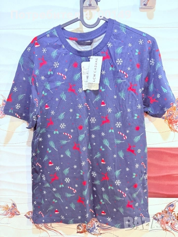 Пижами/домашни дрехи LC Waikiki за мъже/жени. Новогодишен принт. Нови с етикети. 