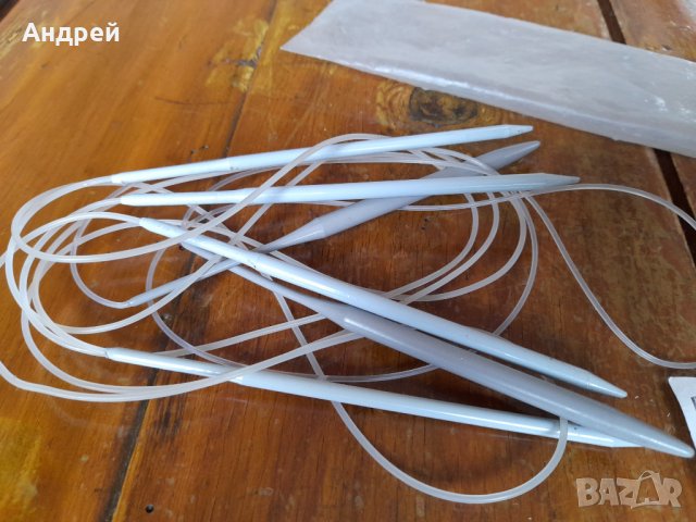 Стари игли за плетене тип Обръч, снимка 4 - Други ценни предмети - 34935841