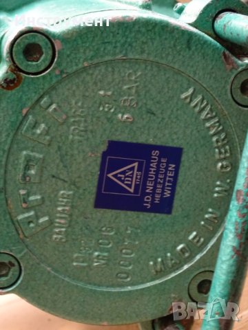 Верижен телфер с пневмозадвижване J.D.Neuhaus PROFI 3t Air Pneumatic Chain Hoist, снимка 7 - Подемници - 43486368