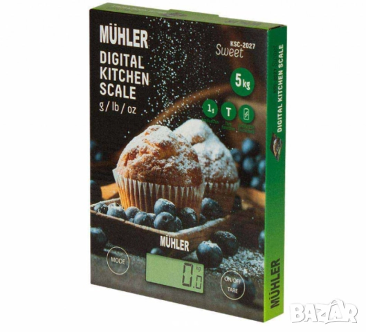 Електронна кухненска везна Muhler, снимка 4 - Друга електроника - 52138004