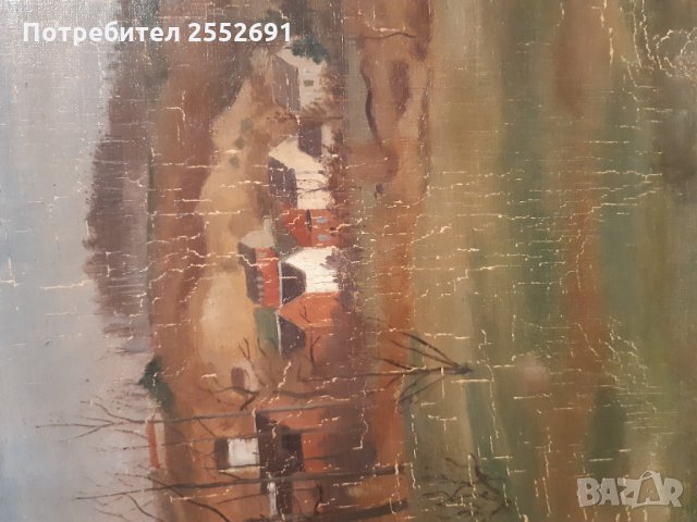 Авторска картина , снимка 2 - Антикварни и старинни предмети - 28543745