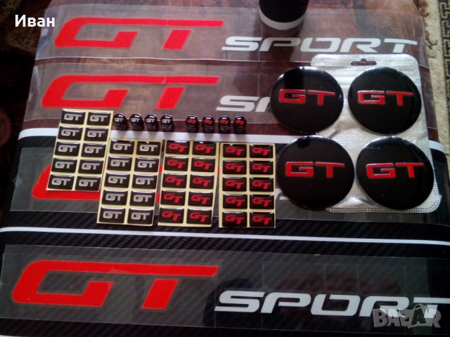 GT sport аксесоари за кола автомобил емблема капачки стикер лепенка, снимка 9 - Аксесоари и консумативи - 28822004