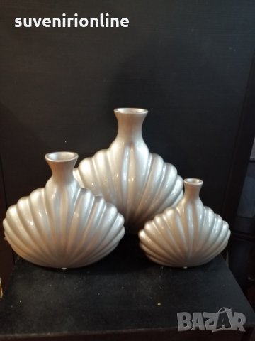 Тройка декоративни вази, снимка 2 - Вази - 35404857