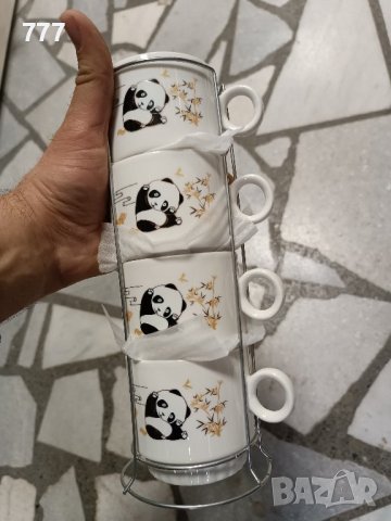 чаши с поставка, снимка 2 - Чаши - 43766792