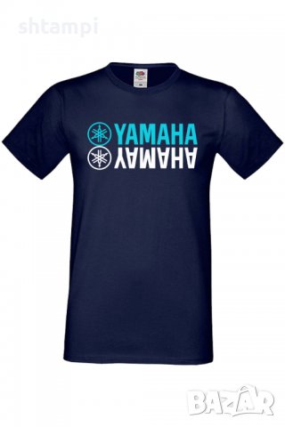 Мъжка тениска YAMAHA Кола Автомобил Лого Logo Подарък, снимка 3 - Тениски - 36879030