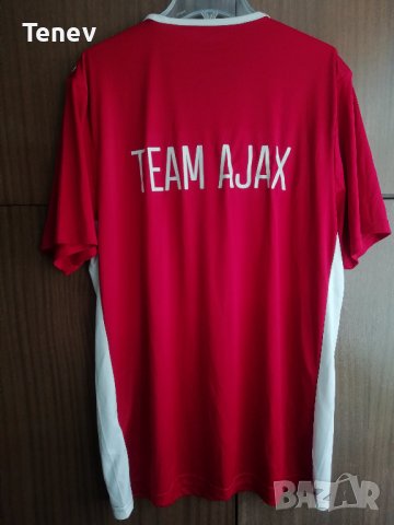 Ajax Amsterdam Adidas оригинална фланелка тениска Аякс L, снимка 3 - Тениски - 37488350