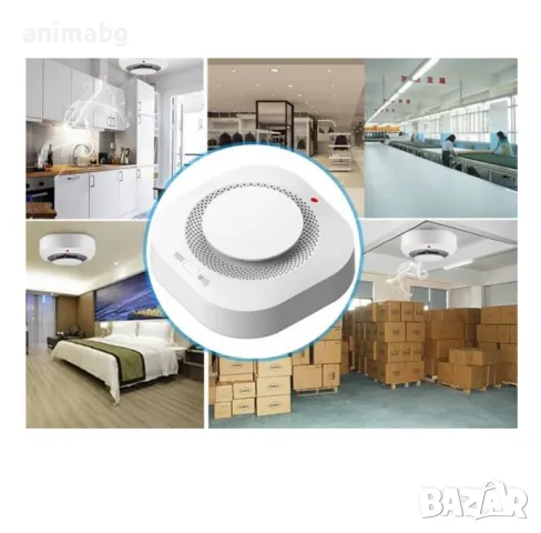 ANIMABG Интелигентна противопожарна защита, Wifi детектор за дим, снимка 5 - Друга електроника - 49698296