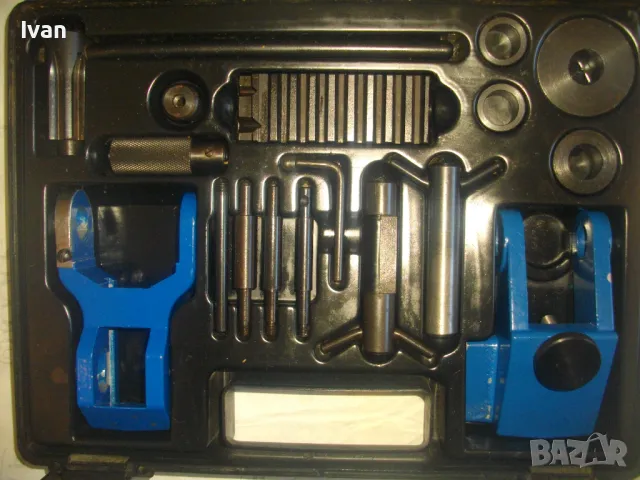 Немски Като нов РЪЧЕН УНИВЕРСАЛЕН ОГЪВАЧ ОГЪВАЧКА ТРЪБИ ШИРИНА ДО 40мм ДЕБЕЛИНА 4мм Пълен комплект 