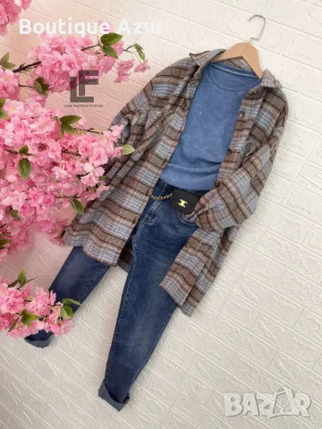 Връхна Риза LFS BestSeller Light Blue , снимка 2 - Ризи - 50327473