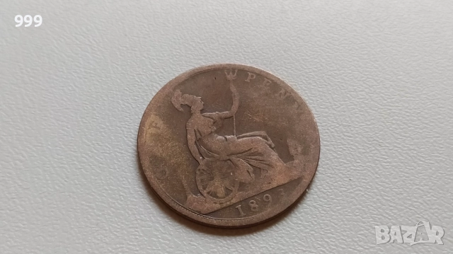 1 пени 1872, 1874, 1889, 1890, 1891, 1893  Великобритания, снимка 12 - Нумизматика и бонистика - 52130202