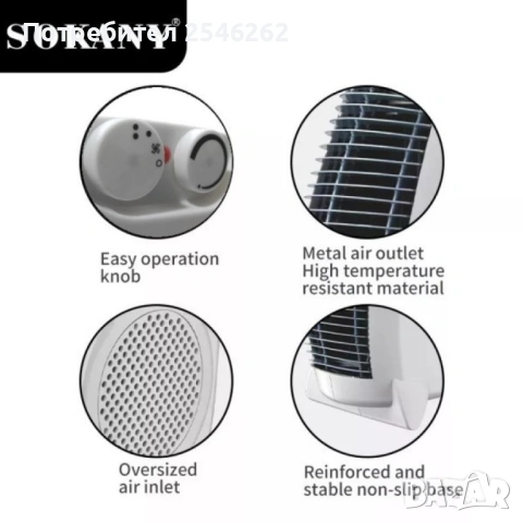 Вентилаторна печка, духалка DN7, снимка 2 - Отоплителни печки - 53005646