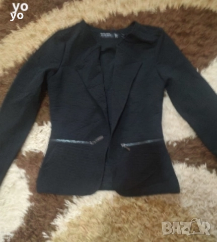 Черно палто и черно сако , снимка 2 - Палта, манта - 51963661