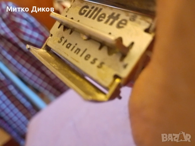 Gilette super adjustable 109 made in USA 1969г.самобръсначка, снимка 6 - Антикварни и старинни предмети - 53492733