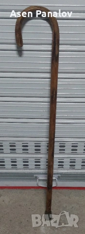 Стар дървен бастун  90см, снимка 6 - Антикварни и старинни предмети - 49613296