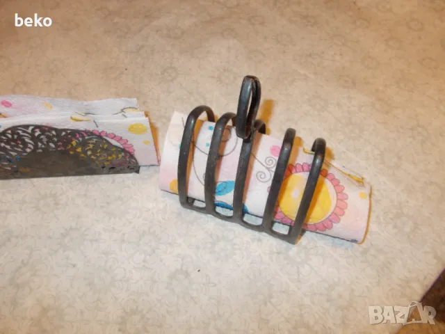 Стари салфетници - 4 броя, снимка 2 - Антикварни и старинни предмети - 50382927