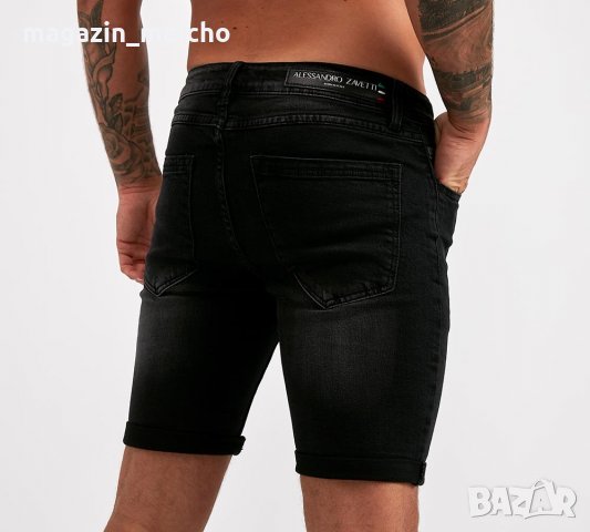 МЪЖКИ КЪСИ ДЪНКИ – Alessandro Zavetti Toni Short; размери: W30, снимка 3 - Къси панталони - 27726691