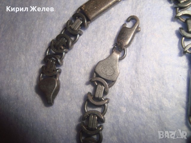 УНИКАЛНО РЯДКА СРЕБЪРНА ВИНТИДЖ ГРИВНА ОКСИДИРАНО " ЧЕРНО " СРЕБРО 925 ПРОБА РЕТРО АРТ ПЛЕТКА 32519, снимка 8 - Гривни - 38323665