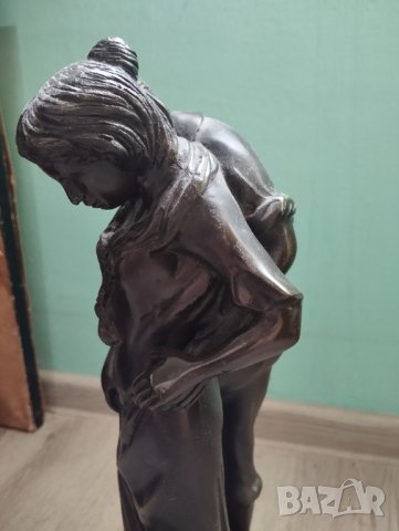 Стара статуетка,композиция, снимка 3 - Антикварни и старинни предмети - 43408052