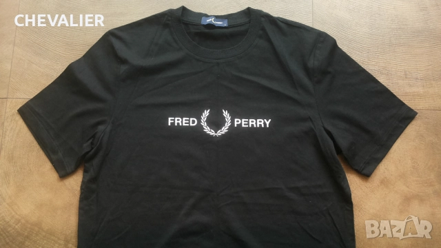 FRED PERRY T-Shirt Размер M мъжка тениска 41-67, снимка 2 - Тениски - 51782470