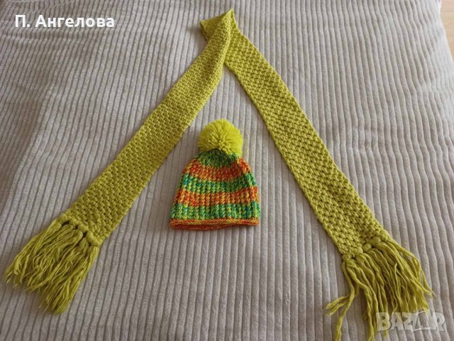 Зимни шапка и шал, снимка 3 - Шапки - 39871027