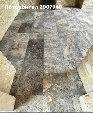 Травертин Силъвър 1.2мм/61х40.6 - 25 евро кв.м. с ДДС, снимка 15 - Облицовки - 52390655