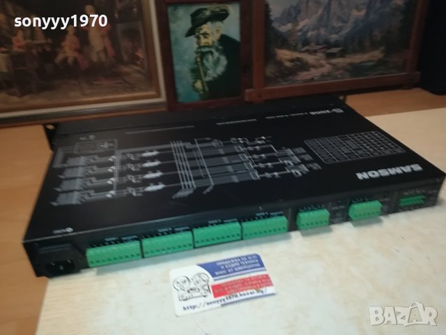 SAMSON S ZONE 4 CHANNEL/4 ZONE MIXER-SWISS LK1EWC1312232008, снимка 9 - Ресийвъри, усилватели, смесителни пултове - 43400288