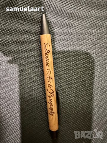 Гравирани бамбукови персонални химикалки