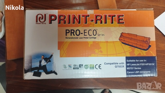Тонер касети съвместими Print-Rite за HP LaserJet P2014/M2727 и Canon LBP 3310
