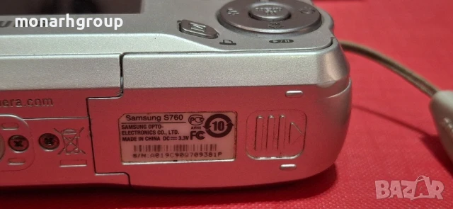 Фотоапарат Samsung S760, снимка 7 - Фотоапарати - 50719422