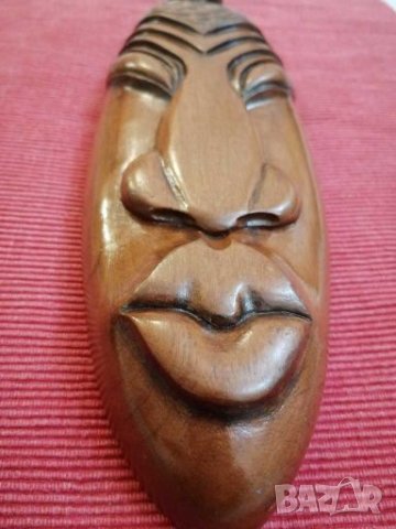 Дървена маска - Куба. , снимка 5 - Статуетки - 28062832