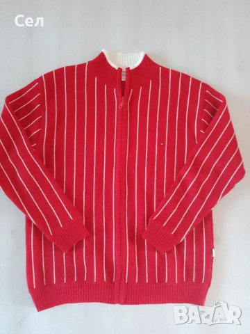 Оригинален мъжки пуловер Tommy Hilfiger ХХЛ , снимка 4 - Пуловери - 48780441
