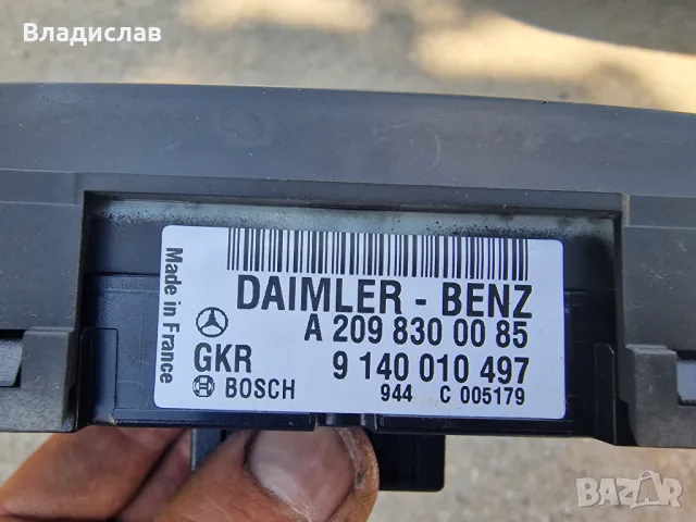 Управление климатроник Mercedes w203 Купе, снимка 2 - Части - 49979297