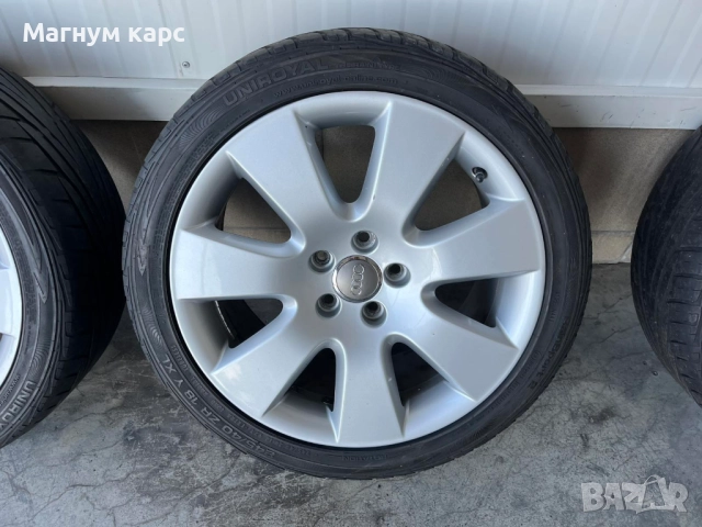 Оригинални Audi джанти 18 цола 5x112 ET48 R18, снимка 2 - Гуми и джанти - 51661120