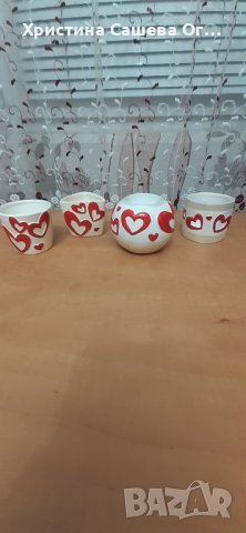 Свещници със сърца