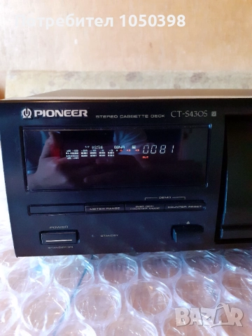 Дек PIONEER CT -S430S -SR- Dolby S-Идеален двуглав японски, снимка 3 - Декове - 52790283